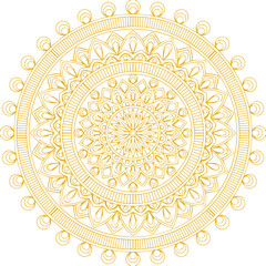Beautiful flower art and mandala vector design