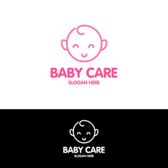 baby care logo design template