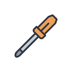 vector illustration of a screwdriver