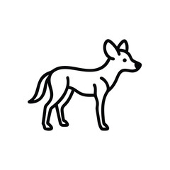 vector illustration of a deer