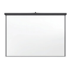 Manual Pull-Down Projector Screen, White Screen,