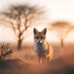 red fox vulpes