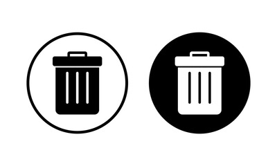 Trash icon vector illustration. trash can icon. delete sign and symbol.