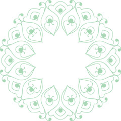 Beautiful flower art and mandala vector design