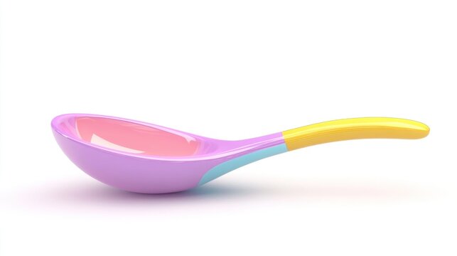 Colorful child's spoon