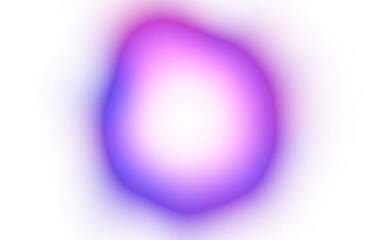 Abstract glow effect on transparent background, abstract glowing color gradients shape cutout on transparent background. Blurred aura gradients shape with glow effect.