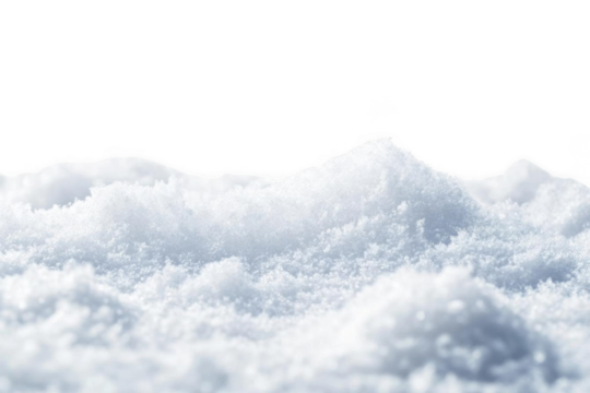 Winter, Snowy Landscape with black sky and a fluffy White Blankets