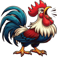 cartoon of chicken