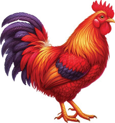 cartoon of chicken