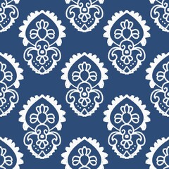 pattern batik flower damask ethnic boho ikat texture tribal geometric background