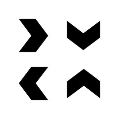 right left up down arrow icon