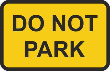 yellow road sign