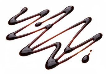 Delicious Chocolate Sauce Drizzle Sweet Dessert Topping Culinary Background food dark rich brown