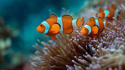 symbiotic relationship between clownfish and sea anemones