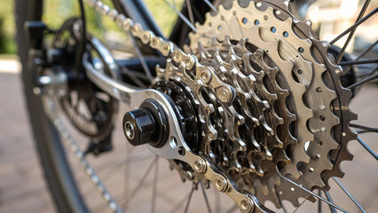 bicycle wheel detail