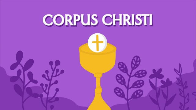 happy corpus christi with a trophy