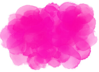 Fototapeta premium Pink watercolor