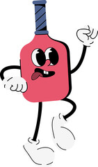 Pickleball Racket Mascot Character Vector Illustration