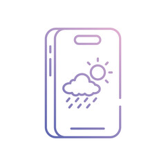 Weather update vector icon stock illustration