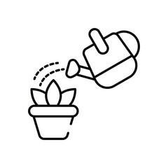 Plant Care vector icon stock illustration
