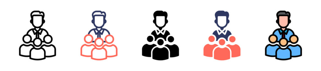 Staffing multiple icon