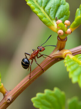 ant with vine fretters