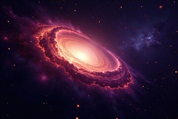 Intricate swirling nebula, cosmic dust, endless space , fantasy, glow