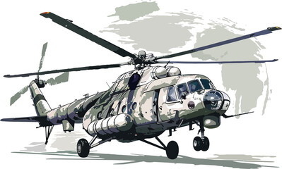 helicopter in flight