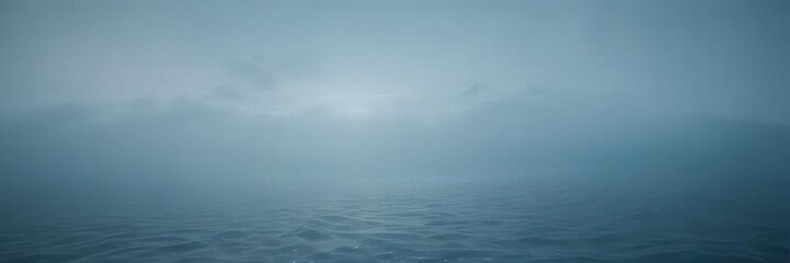 Obraz premium Dreamy light blue gradient, evokes tranquil ocean depths, abstract texture , design, subtle, serene