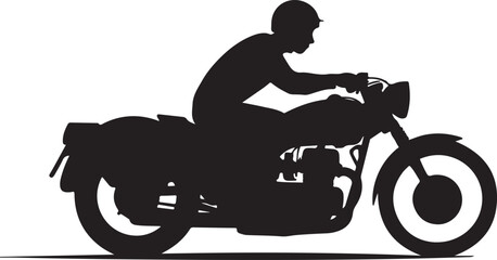 Fototapeta premium Motorbike SVG – Motorcycle Silhouette Cut File for Bikers & Cricut ProjectsVintage Motorcycle PNG – Retro Bike Clipart for Shirts & StickersDirt Bike SVG Design – Off-Road Racing Graphic for Craft