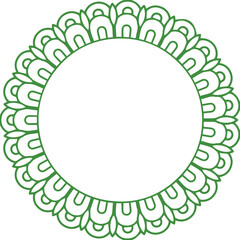 Beautiful flower art and mandala vector design