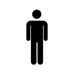 Male Restroom Icon – Men’s Toilet Signage Symbol