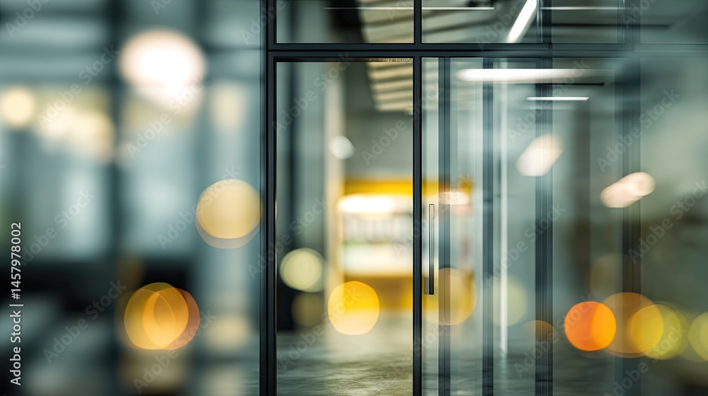 Aufkleber abstract perspective of a modern workspace dynamic business environment and professional atmosphere