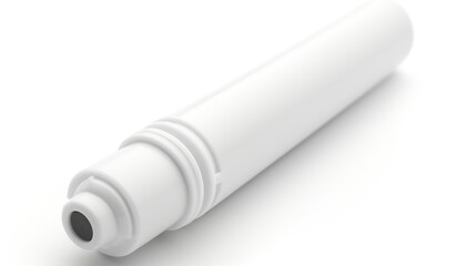 White marker, angled view