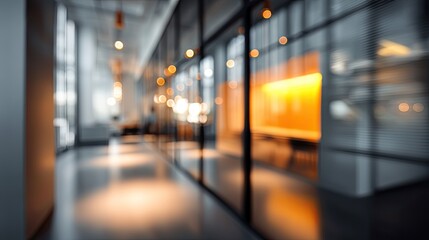 Dynamic office environment blurred interior background modern workspace contemporary design creative concept
