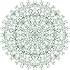 Beautiful flower art and mandala vector design
