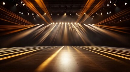 The interplay of shadows and reflections creates a unique atmosphere in the dark. 