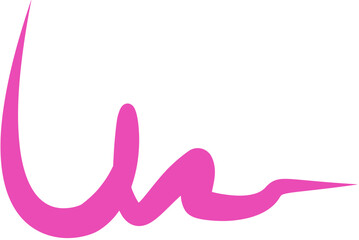 Abstract thick-line drawing resembling a dynamic form, a white background.