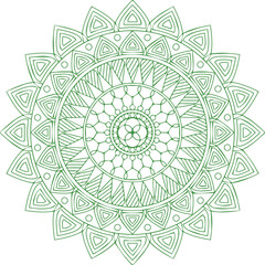 Beautiful flower art and mandala vector design