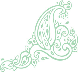 Beautiful flower art and mandala vector design