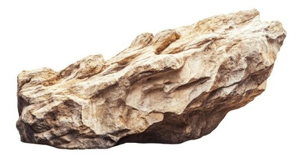 Large, light-tan, textured rock