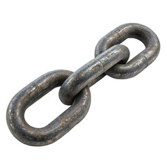 Fototapeta premium heavy metal chain link with seamless design and strong appearance.