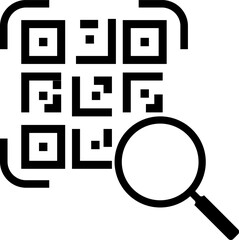 QR Code Scan Set. Scan me text. Smartphone usage. barcode sign. payment and identification. Simple digital scanning 