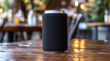 Versatile koozie perfect for keeping drinks cold.