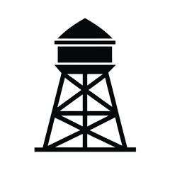 water tower icon vector illustration