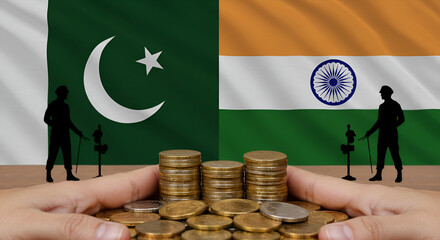 Military conflict between the world's two nuclear powers India and Pakistan.New asian War. Pakistan vs India,nuclear, territory, politic, confrontation, escalation