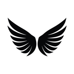 wings spread icon vector illustration