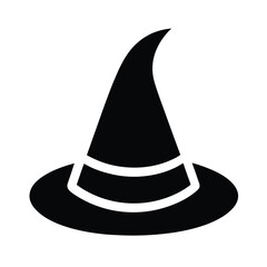 wizard hat icon vector illustration