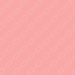 Fototapeta premium beige lines of hand drawn diagonal stripes. pink repetitive background. folk decorative art. vector seamless pattern. retro stylish fabric swatch. geometric wrapping paper. textile design template