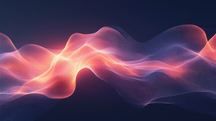 Obraz premium Abstract Light Digital Background, Generative AI